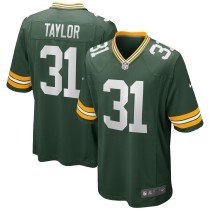 Men's Green Bay Packers Jim Taylor Number 31 Nike Green Game Retired Player Jersey