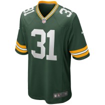 Men's Green Bay Packers Jim Taylor Number 31 Nike Green Game Retired Player Jersey