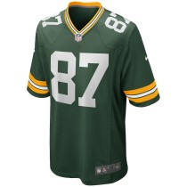 Men's Green Bay Packers Willie Davis Number 87 Nike Green Game Retired Player Jersey