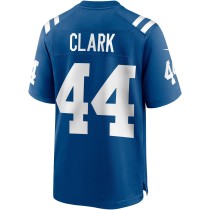 Men's Indianapolis Colts Dallas Clark Number 44 Nike Royal Game Retired Player Jersey