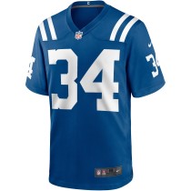 Men's Indianapolis Colts Joe Perry Number 34 Nike Royal Game Retired Player Jersey