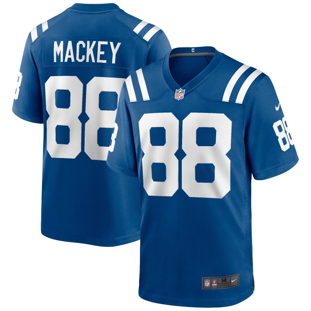 Men's Indianapolis Colts John Mackey Number 88 Nike Royal Game Retired Player Jersey