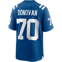 Men's Indianapolis Colts Art Donovan Number 70 Nike Royal Game Retired Player Jersey