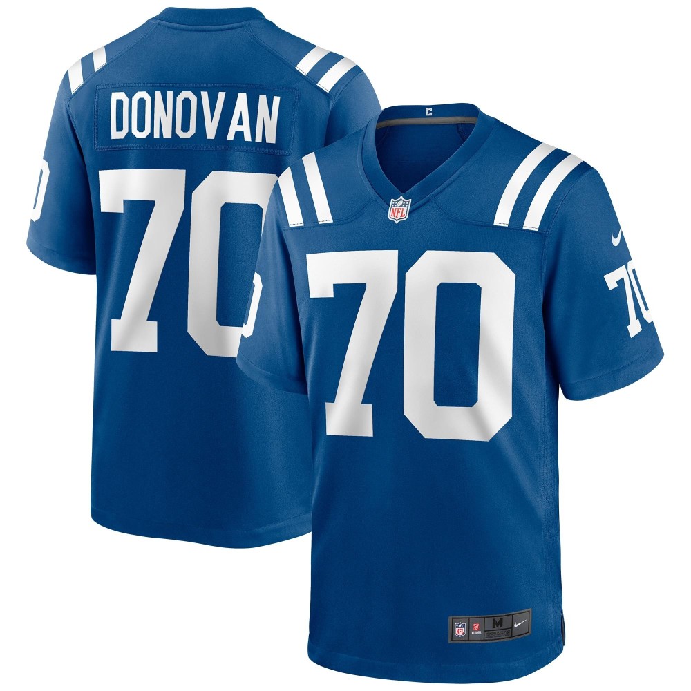 Men's Indianapolis Colts Art Donovan Number 70 Nike Royal Game Retired Player Jersey