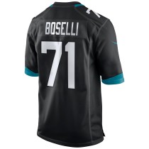 Men's Jacksonville Jaguars Tony Boselli Number 71 Nike Black Game Retired Player Jersey