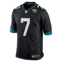 Men's Jacksonville Jaguars Byron Leftwich Number 7 Nike Retired Player Game Jersey