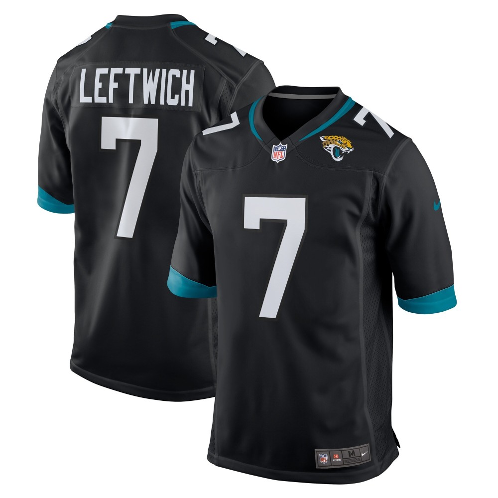 Men's Jacksonville Jaguars Byron Leftwich Number 7 Nike Retired Player Game Jersey