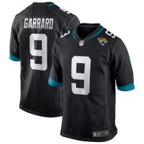 Men's Jacksonville Jaguars David Garrard Number 9 Nike Black Game Retired Player Jersey