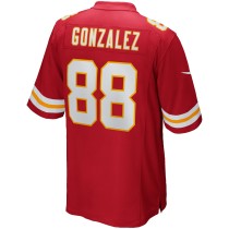 Men's Kansas City Chiefs Tony Gonzalez Number 88 Nike Red Game Retired Player Jersey