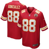 Men's Kansas City Chiefs Tony Gonzalez Number 88 Nike Red Game Retired Player Jersey