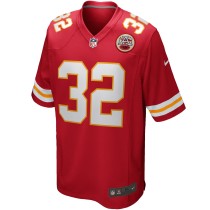 Men's Kansas City Chiefs Marcus Allen Number 32 Nike Red Game Retired Player Jersey