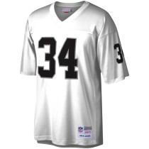 Men's Las Vegas Raiders Bo Jackson Number 34 Mitchell & Ness White Legacy Replica Jersey