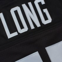 Men's Las Vegas Raiders Howie Long Number 75 Mitchell & Ness Black Retired Player Legacy Replica Jersey