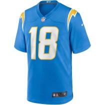 Men's Los Angeles Chargers Charlie Joiner Number 18 Nike Powder Game Retired Player Jersey