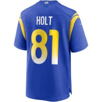 Men's Los Angeles Rams Torry Holt Number 81 Nike Royal Game Retired Player Jersey