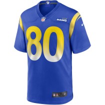 Men's Los Angeles Rams Isaac Bruce Number 80 Nike Royal Game Retired Player Jersey