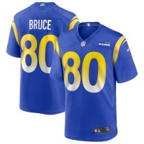 Men's Los Angeles Rams Isaac Bruce Number 80 Nike Royal Game Retired Player Jersey