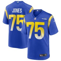 Men's Los Angeles Rams Deacon Jones Number 75 Nike Royal Game Retired Player Jersey