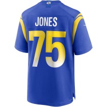 Men's Los Angeles Rams Deacon Jones Number 75 Nike Royal Game Retired Player Jersey