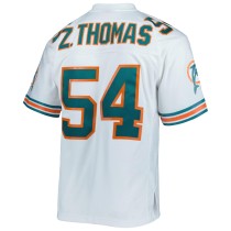 Men's Miami Dolphins Zach Thomas Number 54 Mitchell & Ness Legacy Replica Jersey