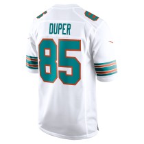 Men's Miami Dolphins Mark Duper Number 85 Nike Aqua Game Retired Player Jersey