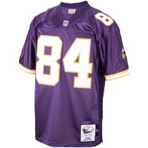 Men's Minnesota Vikings 1998 Randy Moss Number 84 Mitchell & Ness Purple Authentic Throwback Retired Player Jersey