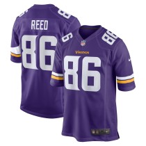 Men's Minnesota Vikings Jake Reed Number 86 Nike Purple Retired Player Game Jersey