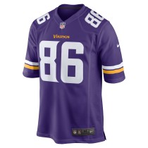 Men's Minnesota Vikings Jake Reed Number 86 Nike Purple Retired Player Game Jersey