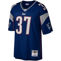 Men's New England Patriots Rodney Harrison Number 37 Mitchell & Ness Navy Legacy Replica Jersey