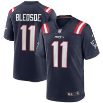 Men's New England Patriots Drew Bledsoe Number 11 Nike Navy Game Retired Player Jersey