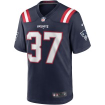 Men's New England Patriots Rodney Harrison Number 37 Nike Navy Game Retired Player Jersey