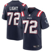 Men's New England Patriots Matt Light Number 72 Nike Navy Game Retired Player Jersey