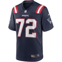 Men's New England Patriots Matt Light Number 72 Nike Navy Game Retired Player Jersey