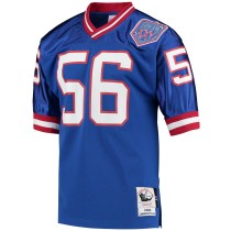 Men's New York Giants 1990 Lawrence Taylor Number 56 Mitchell & Ness Royal Authentic Throwback Retired Player Jersey