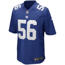 Men's New York Giants Lawrence Taylor Number 56 Nike Royal Game Retired Player Jersey