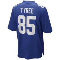 Men's New York Giants David Tyree Number 85 Nike Royal Game Retired Player Jersey