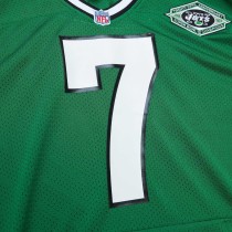 Men's New York Jets Boomer Esiason Number 7 Mitchell & Ness Kelly Green 1993 Authentic Throwback Retired Player Pocket Jersey