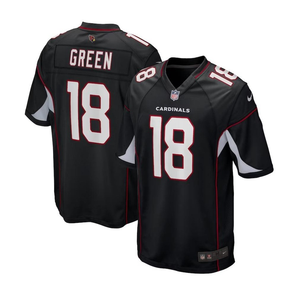 Men's Arizona Cardinals A.J. Green Number 18 Nike Game Jersey