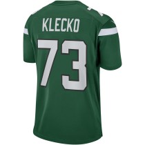 Men's New York Jets Joe Klecko Number 73 Nike Gotham Green Game Retired Player Jersey