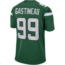 Men's New York Jets Mark Gastineau Number 99 Nike Gotham Green Game Retired Player Jersey