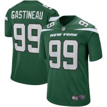 Men's New York Jets Mark Gastineau Number 99 Nike Gotham Green Game Retired Player Jersey