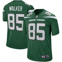 Men's New York Jets Wesley Walker Number 85 Nike Gotham Green Game Retired Player Jersey