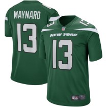 Men's New York Jets Don Maynard Number 13 Nike Gotham Green Game Retired Player Jersey