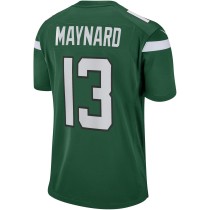 Men's New York Jets Don Maynard Number 13 Nike Gotham Green Game Retired Player Jersey