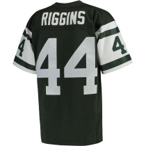 Men's New York Jets John Riggins Number 44 Mitchell & Ness Green Retired Player Legacy Replica Jersey