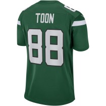 Men's New York Jets Al Toon Number 88 Nike Gotham Green Game Retired Player Jersey