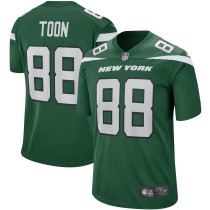 Men's New York Jets Al Toon Number 88 Nike Gotham Green Game Retired Player Jersey