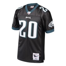 Men's Philadelphia Eagles 2003 Brian Dawkins Number 20 Mitchell & Ness Black Authentic Throwback Retired Player Jersey