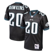 Men's Philadelphia Eagles 2003 Brian Dawkins Number 20 Mitchell & Ness Black Authentic Throwback Retired Player Jersey