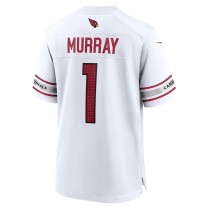 Men's Arizona Cardinals Kyler Murray Number 1 White Nike Game Player Jersey